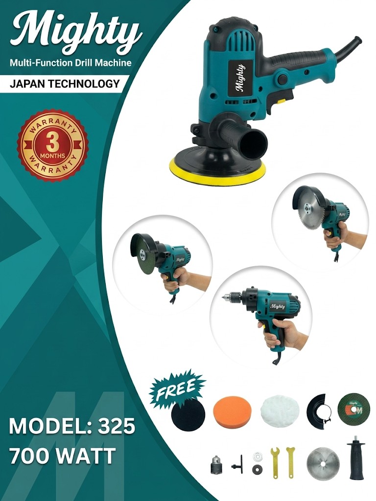 Mult function drill machine