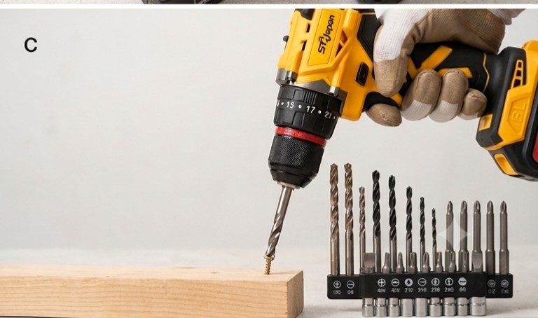 Cordless drill machine 24volt