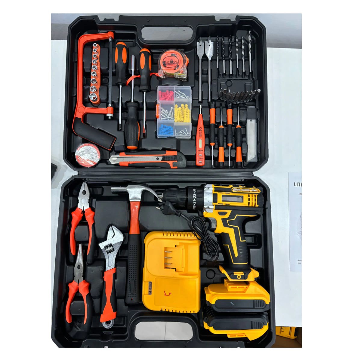 Cordless drill &Combo set 117pes