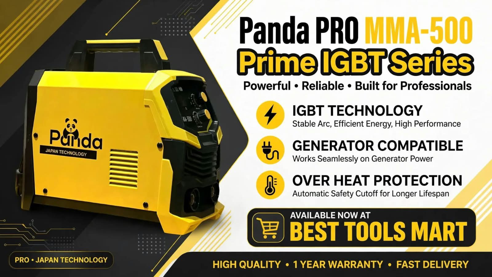 Panda PRO MMA-500 - Prime IGBT Series