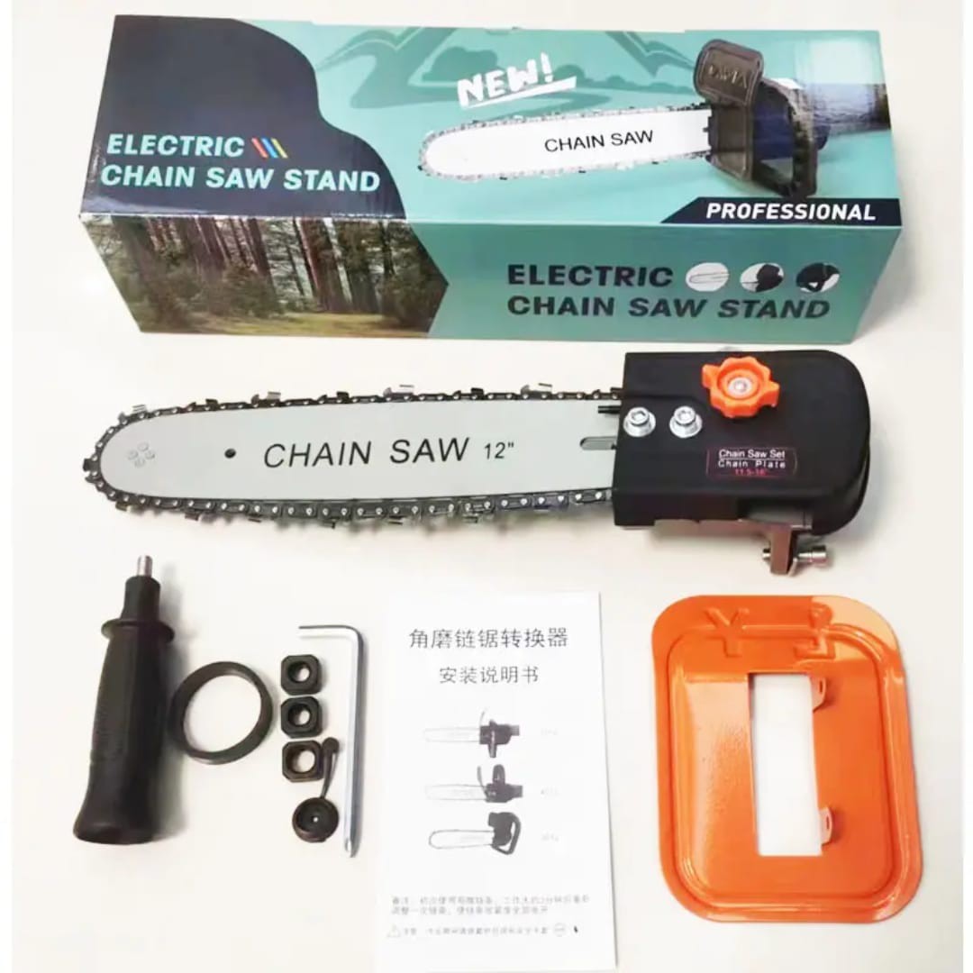 12" Angle Grinder Chain Saw Conversion Kit 🪚