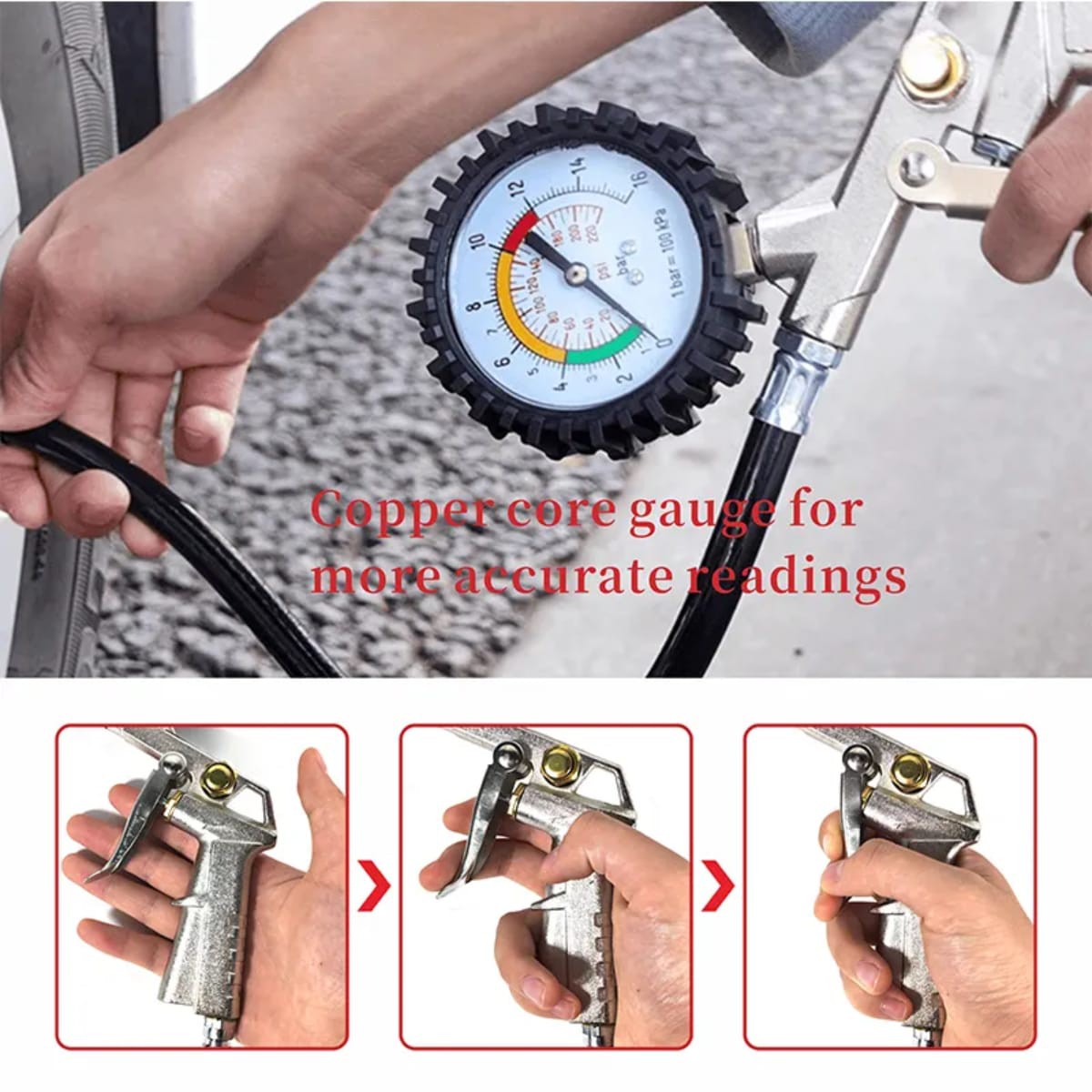 Inflator and Gauge Kit 25/D