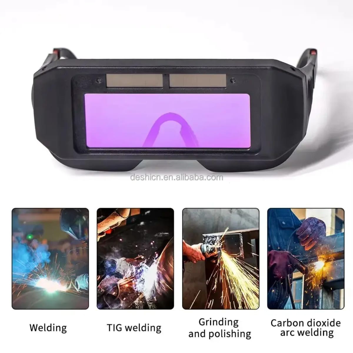 Auto Darkening Welding Glasses Wide View