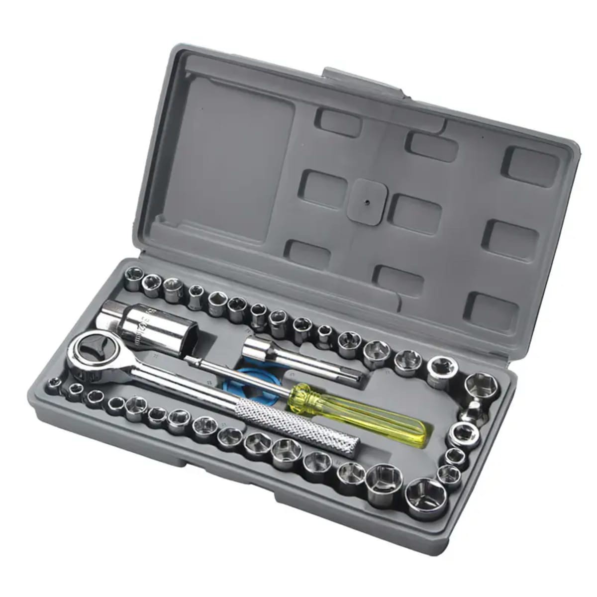 40Pcs Ratchet Socket Wrench Tool Set