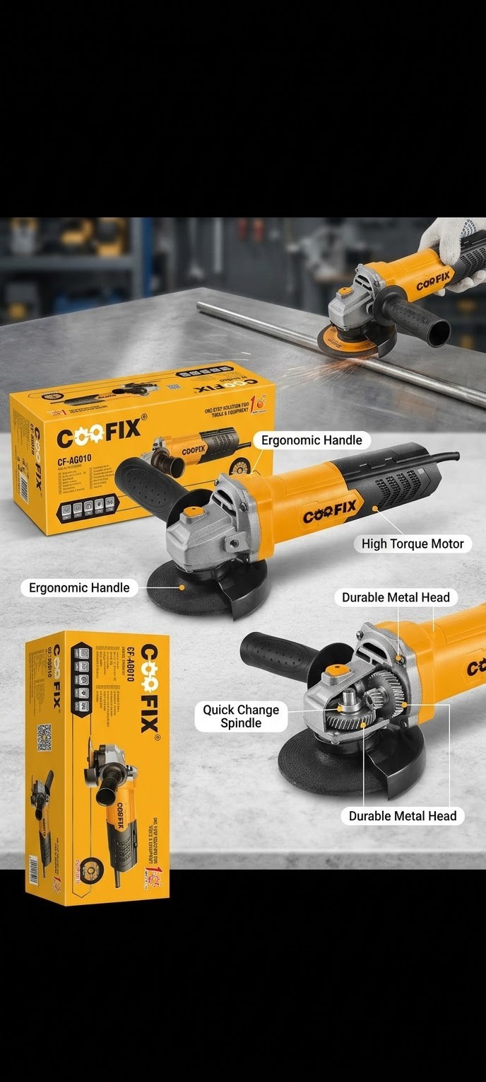 COOFIX CF-AG010 Angle Grinder 100mm |